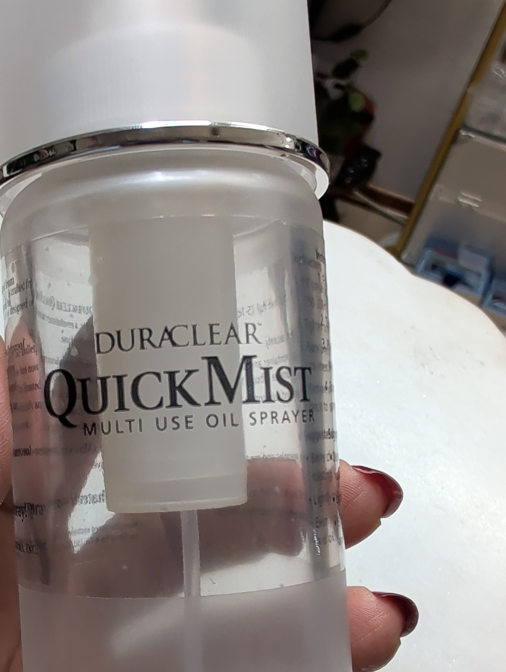 Set Of Two refillable Duraclear Quick Mist Multi-Use Oil Sprayers - Picture 3 of 5